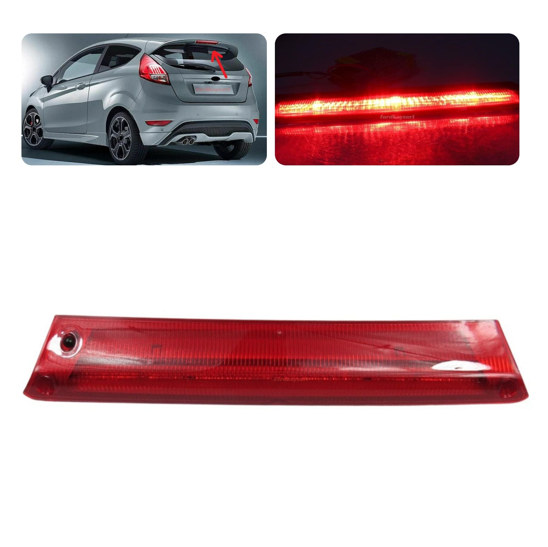 Ford Fiesta Tepe Stop Lambası 2008-2016